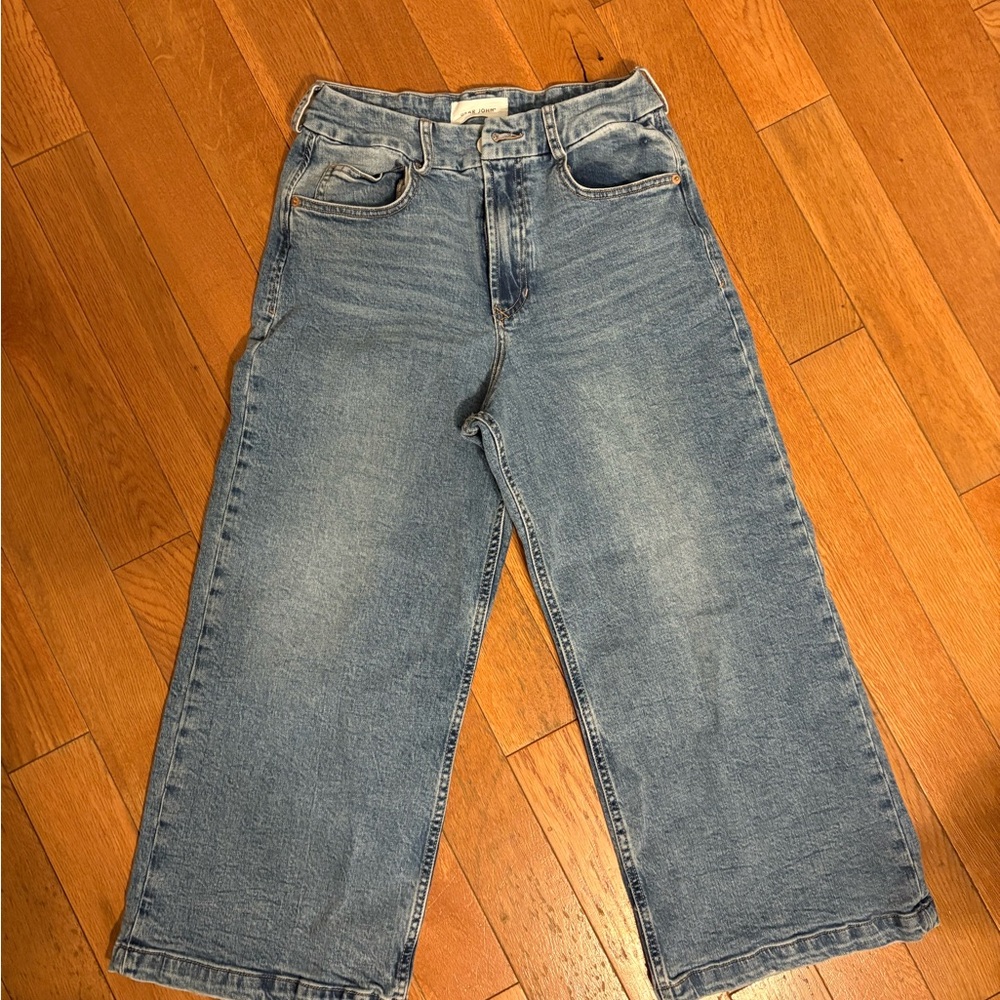 Dear John Blue Flare Wide Leg Jeans